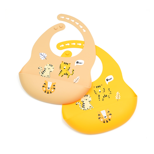 Juego de alimentación para bebés OEM personalizado, Bandana de silicona a prueba de agua - Product Image 6