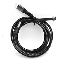 Cables de Datos USB-C Tipo C Macho a Macho con Excelente Resistencia a la Flexión, Soporte Sion, Carga Rápida PD, para Banco de Energía de 100000 mAh
