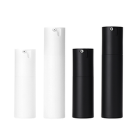 Flacon pompe sans air en plastique PP blanc mat 15 ml 30 ml 50 ml, flacon de lotion 1 oz pour sérum et crème de soin de la peau, usage industriel