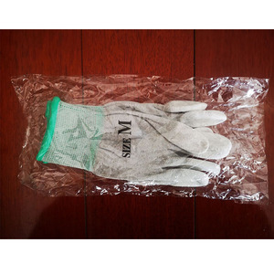 Guantes de Seguridad Antiestáticos QL, Puños de Nylon Tejido, Manga de Fibra de Carbono, 13 Puntadas, Uso Industrial - Product Image 4