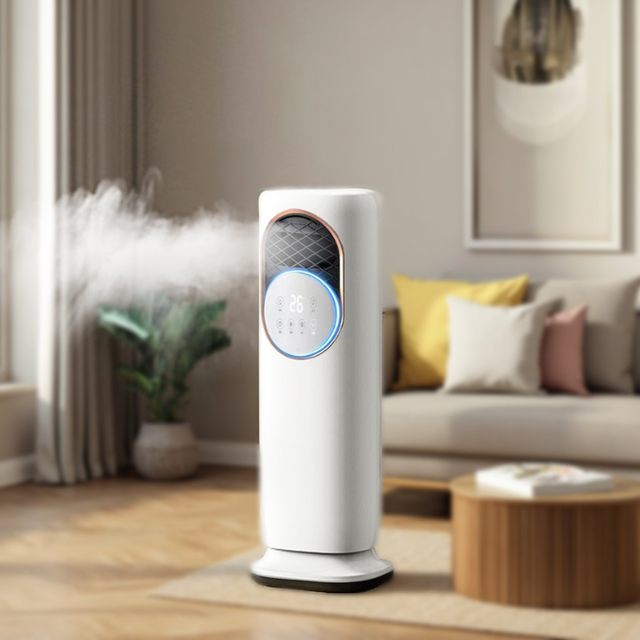 Wholesale Air Cooler Fan Mist Water Cooling Air Conditioner Fan with Remote Control Room Spray Humidifier Fan Heater
