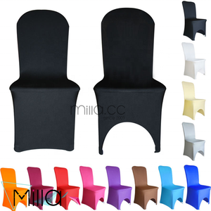 <span class=keywords><strong>Housse</strong></span> <span class=keywords><strong>de</strong></span> <span class=keywords><strong>chaise</strong></span> extensible en Spandex élastique avec avant en arc - Product Image 3