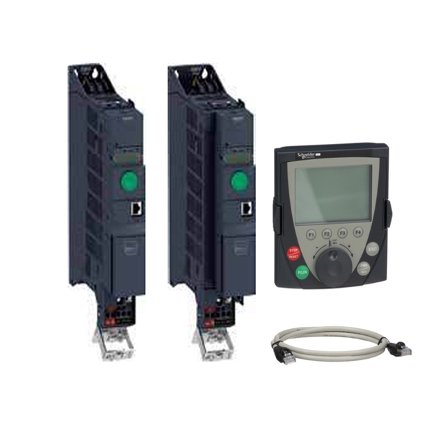 ATV320 Universal Frequency Converter  Ac Drive Frequency Inverter Frequency Converter Schneider  Vfd 200-240VAC 0.18kW 1.5A IP20