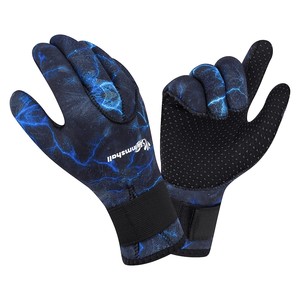 Combinaison de plongée pour hommes et femmes thermique antidérapante en néoprène pour la plongée en apnée isolée 3mm Ensemble de gants pour le surf - Product Image 1