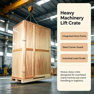 Port Lifting Special Plywood Wooden <b>Crate</b> Refrigeration Unit Complete Export Multi Layer Buffer Pressure Resistant Case - Product Image 4