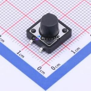 GT-TC149B-H090-L1 Tactile Switch SMD Switch Single Pole Single Throw Round Button 1.6N Vertical Mount - Product Image 1