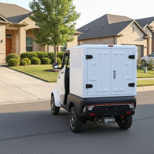 Modèle populaire Tricycles électriques certifiés EEC Carrosserie fermée Compartiments de chargement spacieux pour le transport logistique quotidien - Product Image 4