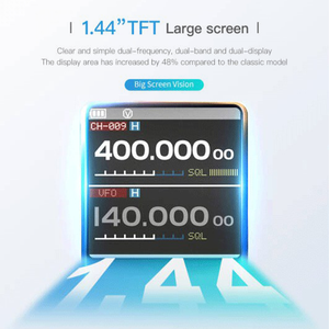 UV-5R mini <span class=keywords><strong>Baofeng</strong></span> Walkie Talkie đa ban nhạc AM FM tầm xa VOX ứng dụng lập trình UV-5R mới nâng cấp - Product Image 3