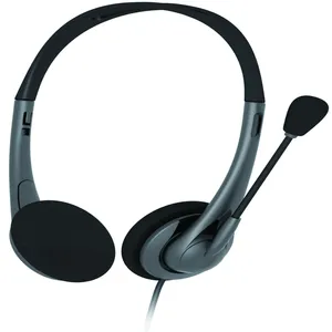 Headphone PC komputer dengan mikrofon, kualitas bagus, harga rendah, desain khusus