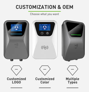 <span class=keywords><strong>Chargeur</strong></span> mural pour véhicule électrique personnalisé avec logo, type 2, 11 kW, EVSE Wallbox, station de recharge intelligente pour voiture électrique, WiFi, application, OCPP - Product Image 2