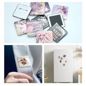 Hướng dẫn sử dụng 55 mét vuông Huy hiệu máy tất cả các kim loại tinplate huy hiệu Máy làm với khuôn nút bấm máy - Product Image 5