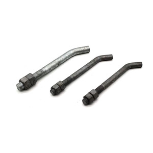 สลักเกลียวชุบสังกะสีแบบจุ่มร้อน M10 M24 <span class=keywords><strong>M16</strong></span>สลักเกลียวชนิด L สลักเกลียวคอนกรีตเคมี - Product Image 1