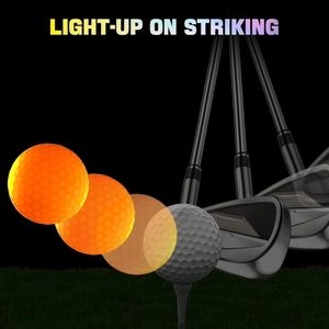 Factory Wholesale Blank <b>LED</b> Golf <b>Ball</b> Impact Lighting Custom 3-Layer with Logo High Quality Practice - Product Image 4