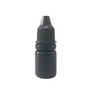 Bouteilles en plastique souples et refermables de 5 ml en HDPE noir, à haute vente, avec bouchon anti-effraction et anti-enfants, pour les gouttes ophtalmiques - Product Image 1