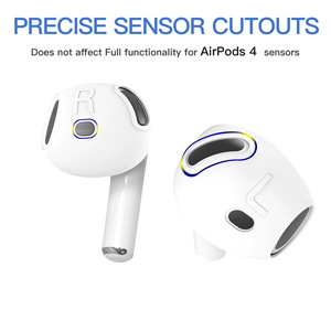 Puntas de silicona a <span class=keywords><strong>precio</strong></span> de fábrica para AirP OD 4 Tapones de silicona Superfinos para <span class=keywords><strong>Apple</strong></span> 6th gen auriculares inalámbricos Airp OD 4 - Product Image 3