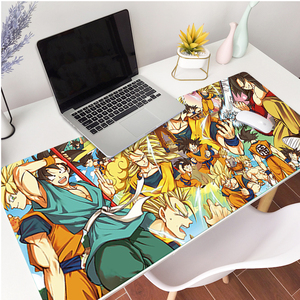 <span class=keywords><strong>Dragon</strong></span> <span class=keywords><strong>Ball</strong></span> Z anime genial logotipo personalizado gran alfombrilla de ratón para escritorio Protector antideslizante estera de escritura para oficina o de juegos - Product Image 3