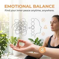 Patchs anti-stress avec complexe de vitamine B et extrait de thé vert, patch transdermique apaisant biodégradable pour l'équilibre émotionnel