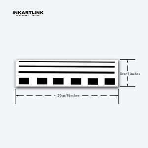<span class=keywords><strong>Tatouage</strong></span> temporaire noir sexy personnalisé 100% végétal, longue durée, 2 semaines, imperméable, résistant à la transpiration, semi-permanent pour femme, fête - Product Image 4