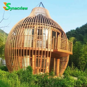 Cabaña Prefabricada Ligera e Insonorizada para Vacaciones, Estilo Villa, Inspirada <span class=keywords><strong>en</strong></span> una Jaula de Pájaros, para Uso <span class=keywords><strong>en</strong></span> Rumania, Filipinas y Otras Ubicaciones - Product Image 5