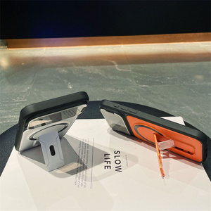 เคสโทรศัพท์มือถือแบบมีขาตั้งแม่เหล็กพร้อมกระจกกันกระแทกสำหรับ iPhone 17 Air 16 15 14 Pro Max รุ่นฝาพับ - Product Image 6