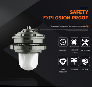 Lámpara LED a Prueba de Explosiones de 150w con Certificación Atex para Industrias Peligrosas - Product Image 4