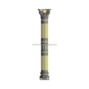 Moulage en plastique ABS moules ronds préfabriqués <span class=keywords><strong>poteau</strong></span> pilier ciment colonnes romaines moules pour la coulée de <span class=keywords><strong>béton</strong></span> à vendre - Product Image 1