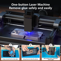 Machine de séparation laser pour coques arrière de téléphones portables iPhone 17 16 15 14 13 12 11 Pro Max, pour le retrait du verre arrière et la réparation du marquage du logo