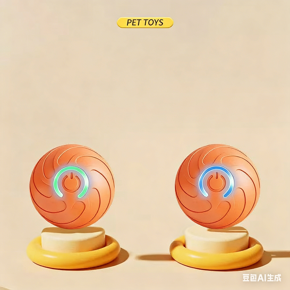 2025 New Smart Dog Ball Toy - PeFort B12 USB Rechargeable Auto-Bouncing Obstacle-Avoidance Interacti