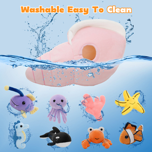 Ensemble <span class=keywords><strong>de</strong></span> 9 jouets en peluche coquillages mignons, collection <span class=keywords><strong>de</strong></span> coquillages océaniques doux et rembourrés pour enfants, filles, décoration <span class=keywords><strong>de</strong></span> maison <span class=keywords><strong>de</strong></span> plage, cadeau d'été - Product Image 4