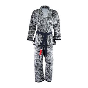 Uniforme de karaté Gi en gros, logo personnalisé, 100% coton, blanc, vêtements de sport d'arts martiaux - Product Image 2