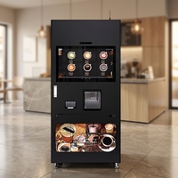 Machine à café distributrice LE308G, capacité de 150 à 200 pièces, refroidissement par compresseur, prix d'usine, service professionnel de personnalisation en gros