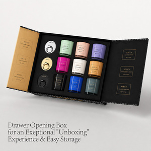 Coffret Cadeau de Bougies Parfumées AIKUN Prêtes à l'Emploi – Bougies Artisanales en Cire de Soja pour Aromathérapie, Idéales pour les Cadeaux de Mariage – Meilleures Ventes - Product Image 2