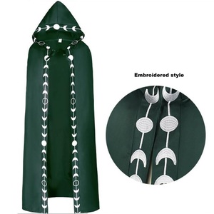 Cape à capuche en gros, cape médiévale Renaissance, grande cape, châle, costumes de cosplay d'Halloween, costumes de film et de télévision - Product Image 6