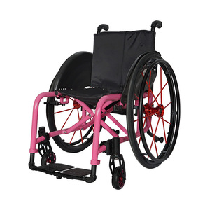 Fauteuil roulant pliable en alliage d'aluminium léger pour usage sportif - Product Image 3