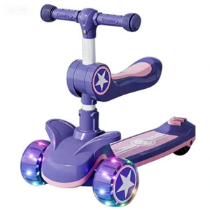 Hot Sale China Wholesale Scooter Kids <b>Children</b> on <b>Toys</b> Flash Folding <b>Children's</b> Balance Foldable Scooter - Product Image 1