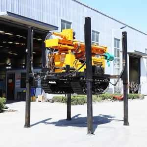 Machine de forage rotative durable de 200 m pour terrains difficiles et isolés avec pompe et composants principaux du moteur - Product Image 2
