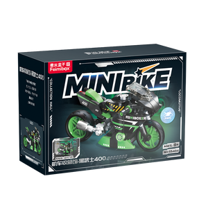 FEIMIBOX Juego de Bloques de Construcción de Motocicleta de Carreras de Plástico, 40 Piezas, Juguete Educativo de Construcción DIY para Mayores de 14 Años, FL5484 Hi - Product Image 5