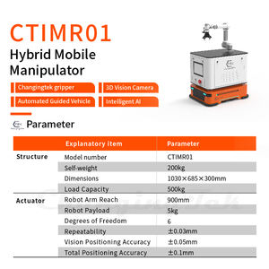 自動移動式AGVロボット共同移動式マニピュレータ工場輸送輸送用 - Product Image 2