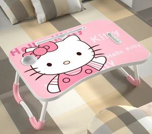 children folding cartoon desk with non-slip legs portable laptop