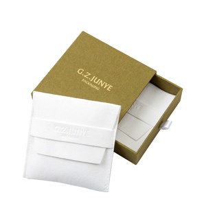 Hộp Đóng Gói Trang Sức Bằng Giấy Thủ Công Màu Vàng Sang Trọng Hộp Trang Sức Bằng Bìa Cứng Chất Lượng Cao Tùy Chỉnh Có Logo - Product Image 5