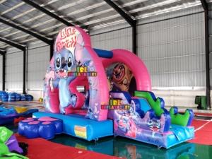 Castillo Inflable con Tobogán para Niños, Diseño de Dibujos Animados, PVC, para Fiestas de Cumpleaños, Venta al Por Mayor - Product Image 5