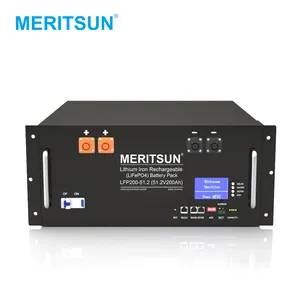 MeritSun גבוהה מתח 36kwh 300v 350v 360v 384v היברידי סוללות ליתיום יון 300kwh עבור אחסון אנרגיה