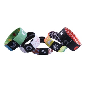 Floridgift-<span class=keywords><strong>Bracelet</strong></span> élastique pour enfants, échantillon gratuit, en <span class=keywords><strong>tissu</strong></span> tissé personnalisé, en Polyester, pour <span class=keywords><strong>Festival</strong></span> - Product Image 4