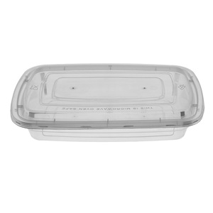 Boîte à <span class=keywords><strong>lunch</strong></span> jetable en plastique de 24 oz, résistante à la chaleur et compatible micro-ondes, récipient alimentaire sûr pour les repas chauds, classique pour la cuisine - Product Image 4