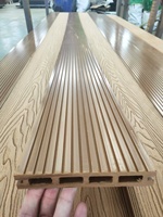 Plancher en WPC pour extérieur, résistant aux intempéries, composite bois-plastique co-extrudé, planches de terrasse pour jardin et patio extérieur
