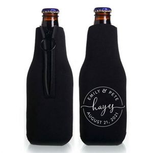 Aislante de Bebidas Personalizado con Monograma y Cierre, para Cumpleaños, Graduación, Despedida de Soltera, Viajes en Barco, Viajes de Chicas, Bodas - Product Image 1