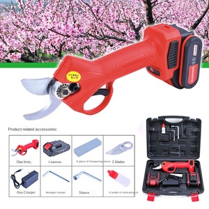 Tijeras de Podar Recubiertas de Plástico en Oferta, Tijeras para Plantas <span class=keywords><strong>Fujiwara</strong></span> con Agarre Antideslizante, Trinquete de 24 V, 1500 mA, 15-28 mm - Product Image 2