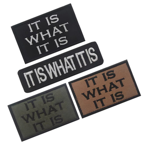 Thêu Vải Sticker armband nó là những gì nó là móc và vòng lặp tinh thần các bản vá lỗi - Product Image 1