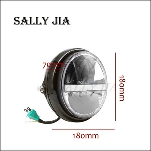 Đèn Pha Led Cổ Điển 7 Inch Phù Hợp Với Xe Máy Harley Herdsman Kawasaki <span class=keywords><strong>Z1000</strong></span> Đèn Pha Tròn Sửa Đổi - Product Image 3