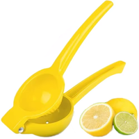 Presse-agrumes manuel en alliage d'aluminium pour citrons et oranges, presse-agrumes, presse-fruits, compatible avec les aliments, facile à nettoyer, pour la cuisine à domicile